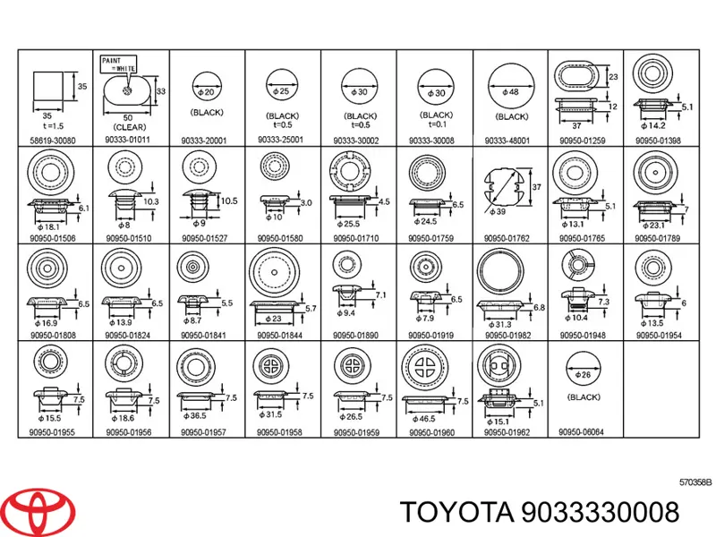 9033330008 Toyota 