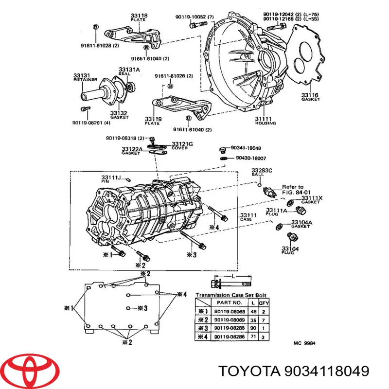  9034118049 Toyota