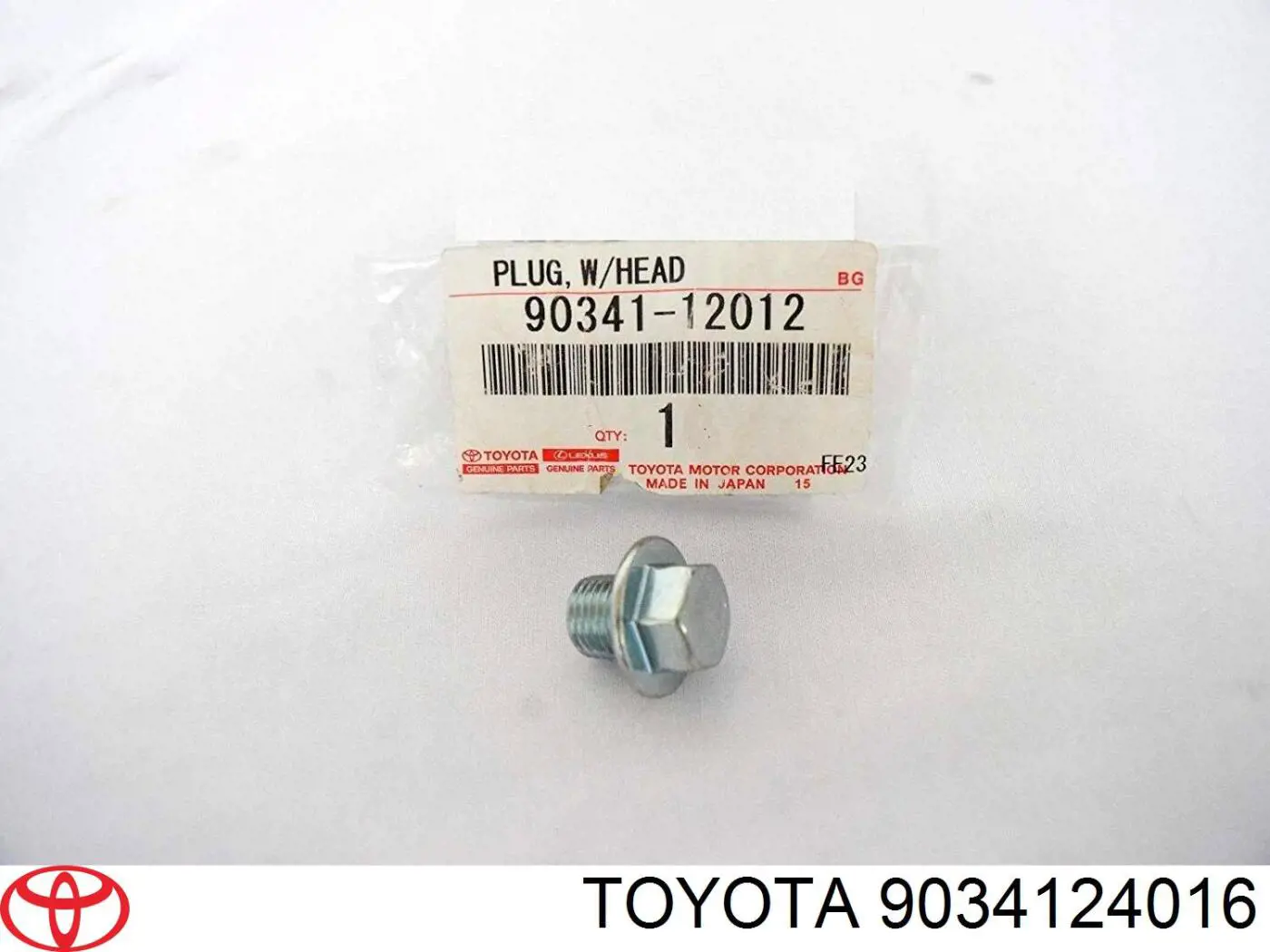 Пробка заливна заднього (переднього) моста Toyota 9034124016 ціна, від 5.11 USD