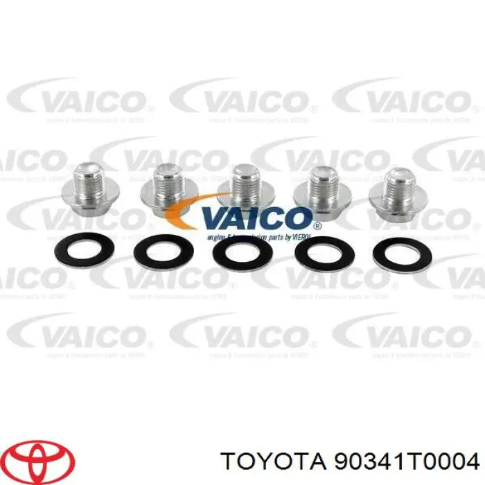 Пробка піддона двигуна Toyota 90341T0004 ціна, від 2.04 USD