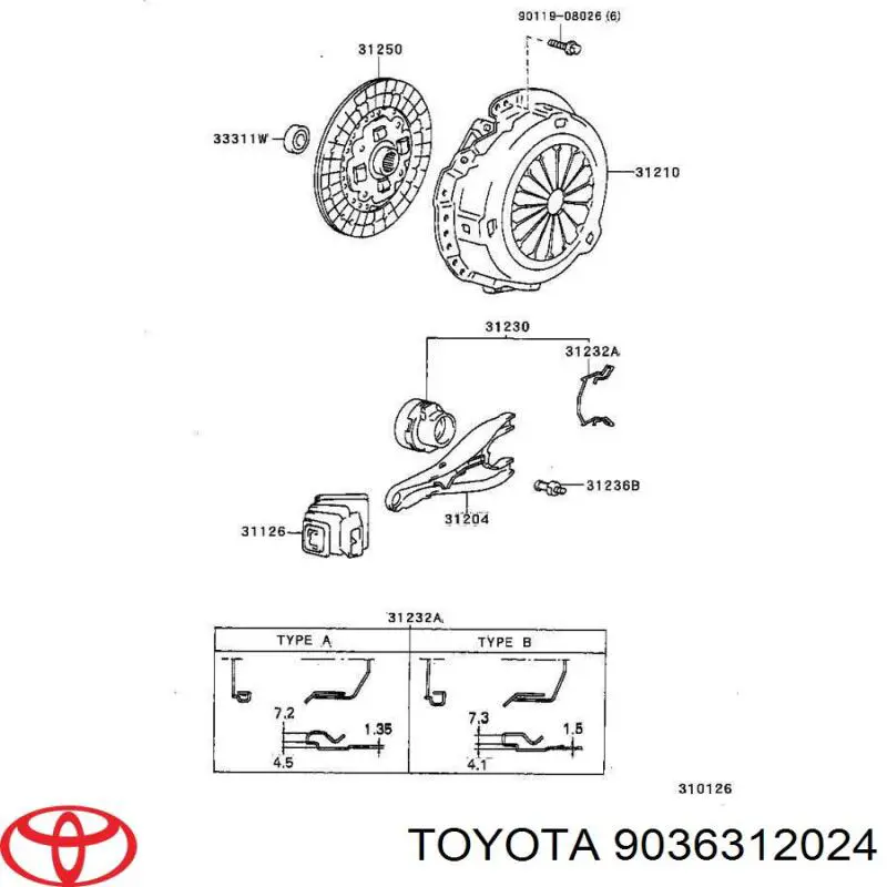 9036312024 Toyota 