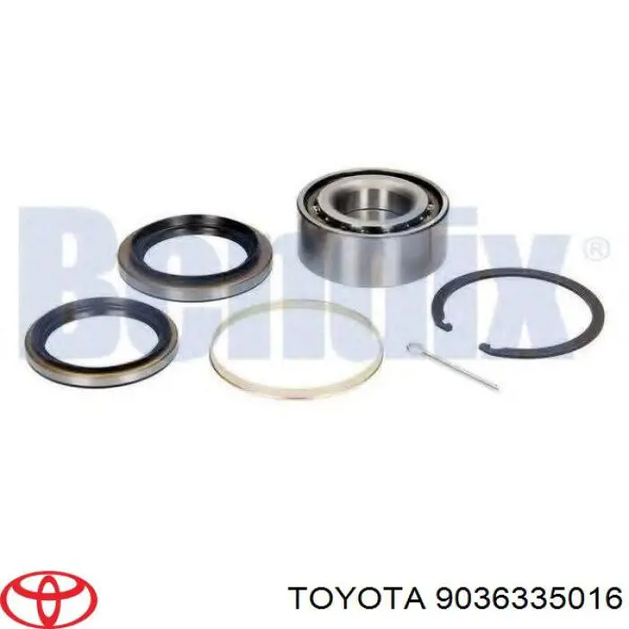 Комплект підшипник маточини передньої Koyo DAC357233B1WCS79 ціна, від 22.80 USD