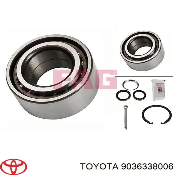 9036338006 Toyota Підшипник маточини передньої