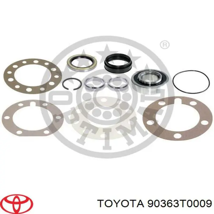 Підшипник маточини задньої 90363T0009 Toyota