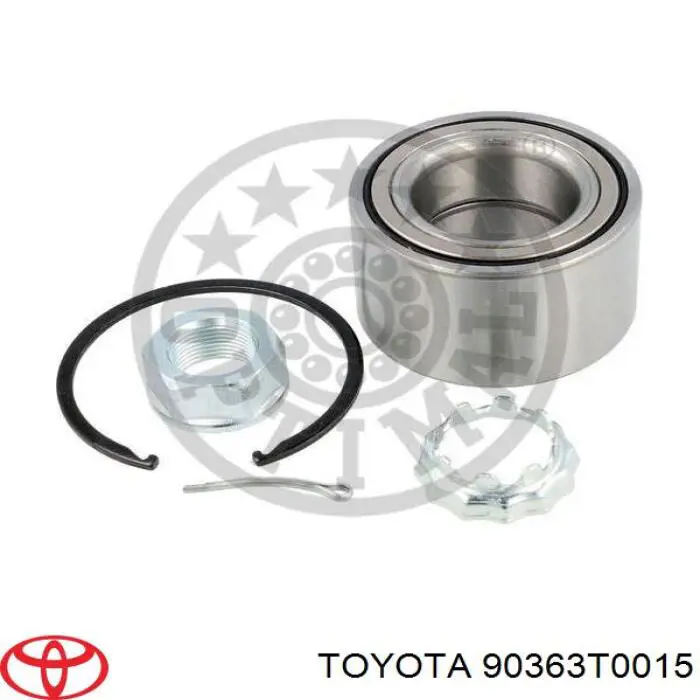 Підшипник маточини передньої 90363T0015 Toyota