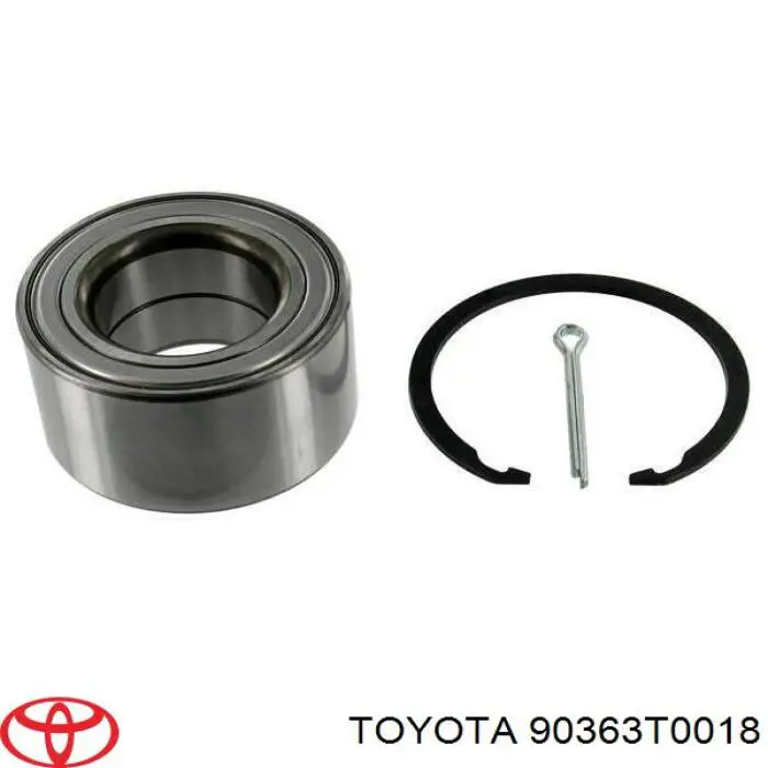 Комплект підшипник маточини передньої Toyota 90363T0018 ціна, від 19.93 USD