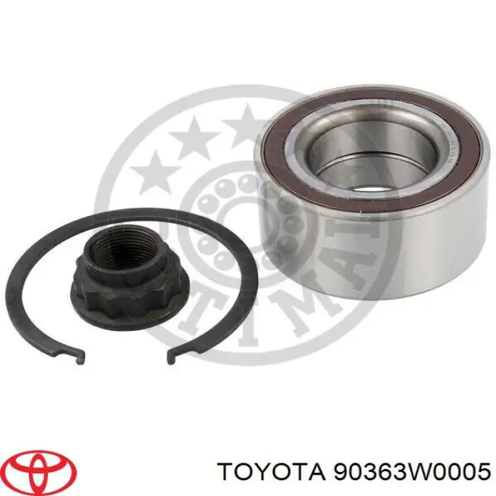 90363W0005 Toyota Підшипник маточини передньої