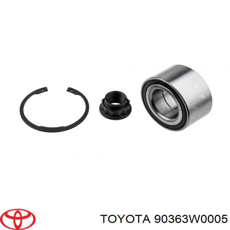 Підшипник ступиці 90363W0005 Toyota