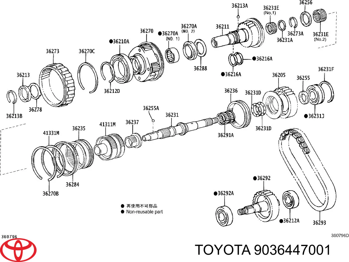  9036447001 Toyota