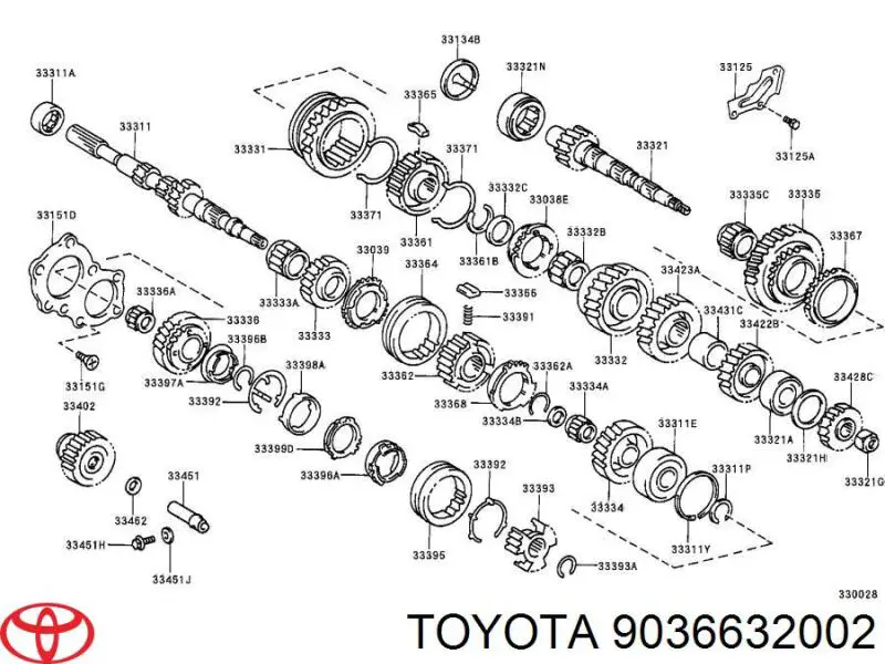 9036632002 Toyota 