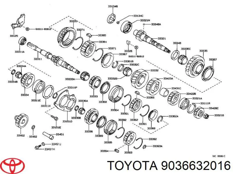 9036632016 Toyota 