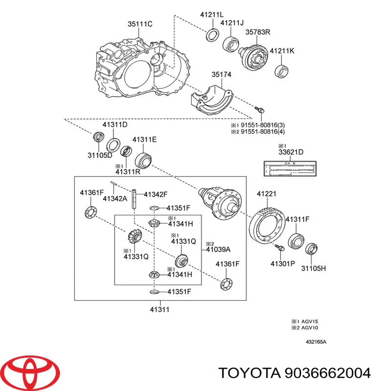 9036662004 Toyota 