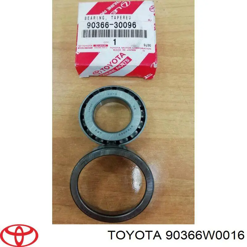 Підшипник вторинного валу коробки Toyota 9036630096 ціна, від 20.31 USD