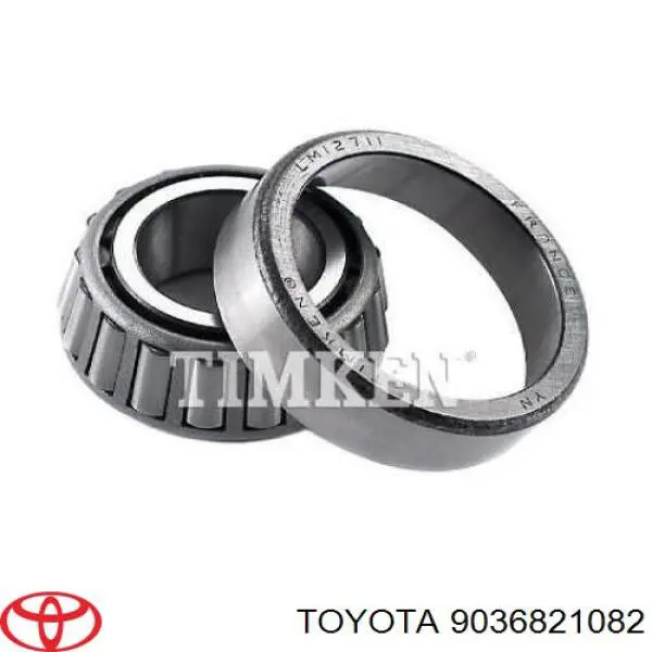 9036821082 Toyota Підшипник ступиці передній, зовнішній