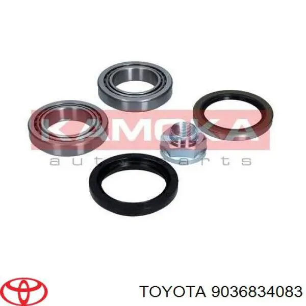 Підшипник маточини задньої, зовнішній 9036834083 Toyota