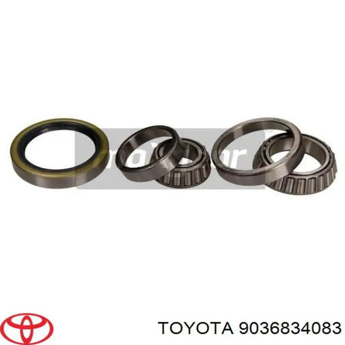 9036834083 Toyota Підшипник маточини задньої, зовнішній