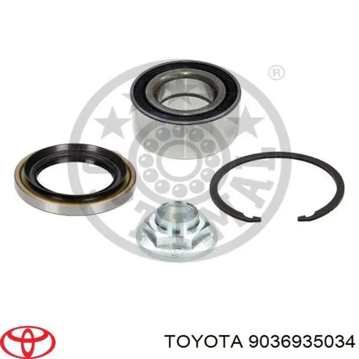 9036935034 Toyota Підшипник маточини передньої