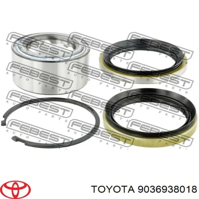 Купити 9036938018 Toyota Підшипник задньої ступиці