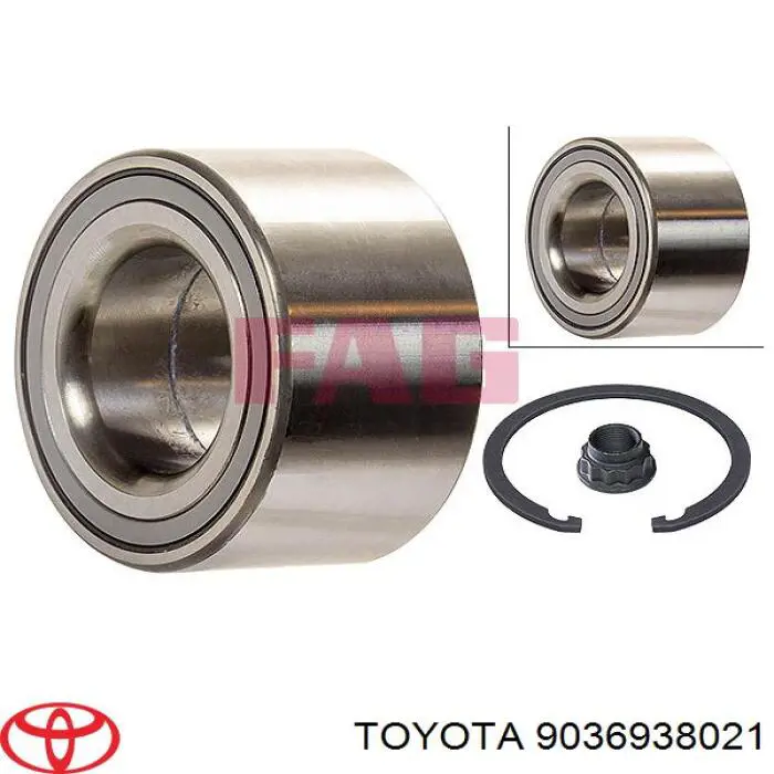 9036938021 Toyota підшипник маточини передньої