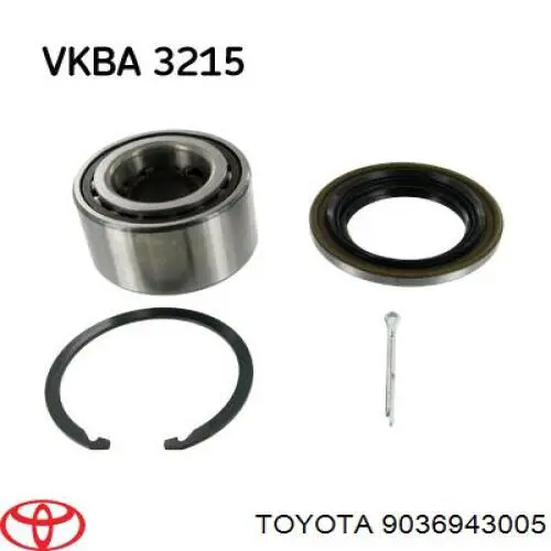 Купити 9036943005 Toyota Підшипник задньої ступиці