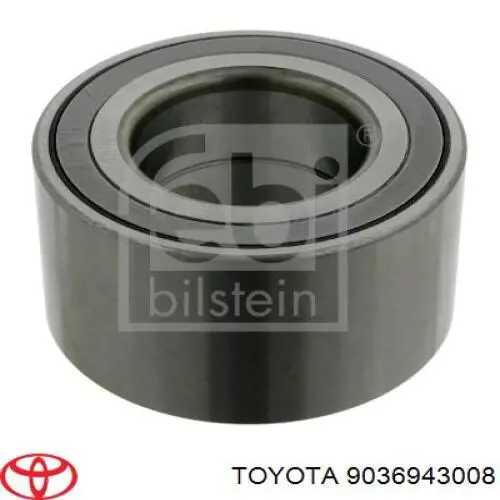 Комплект підшипник маточини передньої Toyota 9036943008 ціна, від 20.17 USD