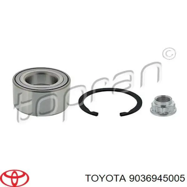 Підшипник ступиці 9036945005 Toyota