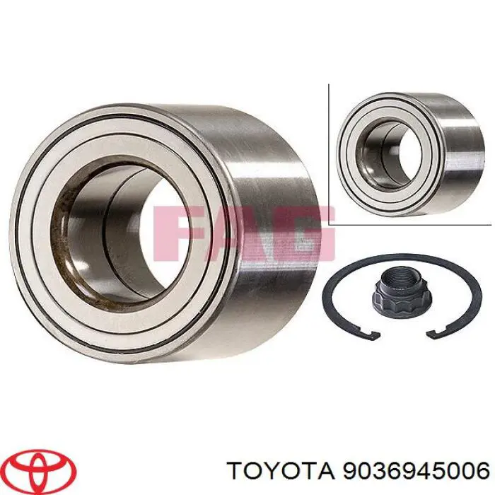 Купити 9036945006 Toyota Підшипник ступиці передньої