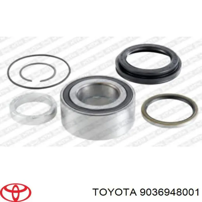 Купити 9036948001 Toyota Підшипник піввісі заднього моста