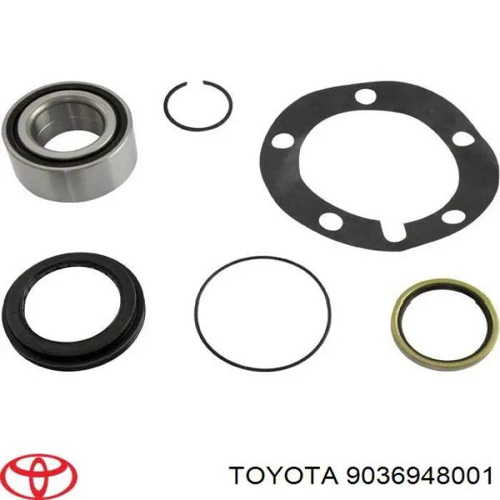 9036948001 Toyota Підшипник півосі заднього моста