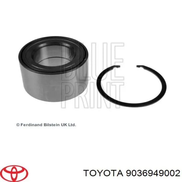 Підшипник маточини задньої Toyota 9036949002 ціна, від 25.49 USD