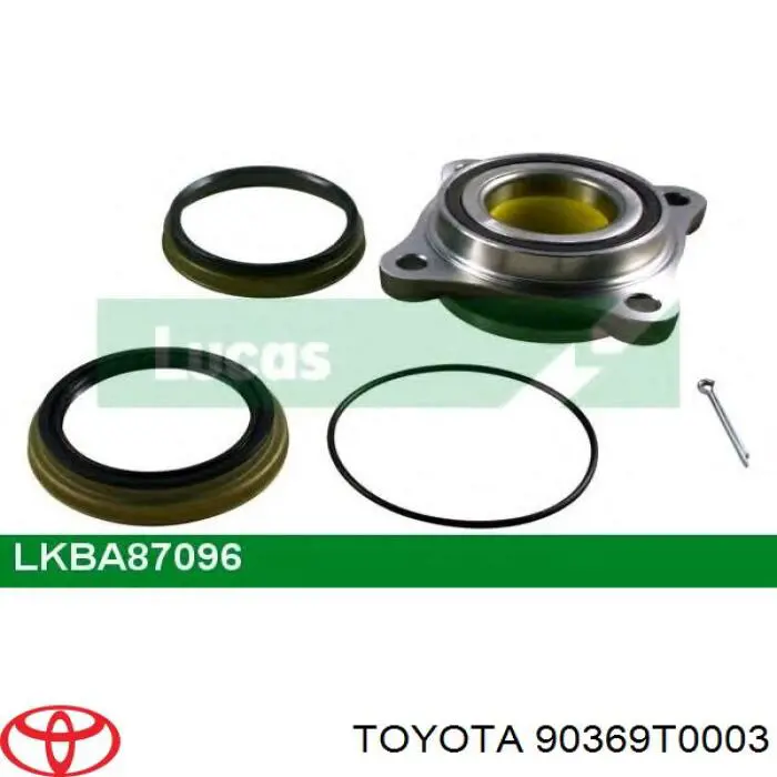 90369T0003 Toyota Підшипник маточини передньої