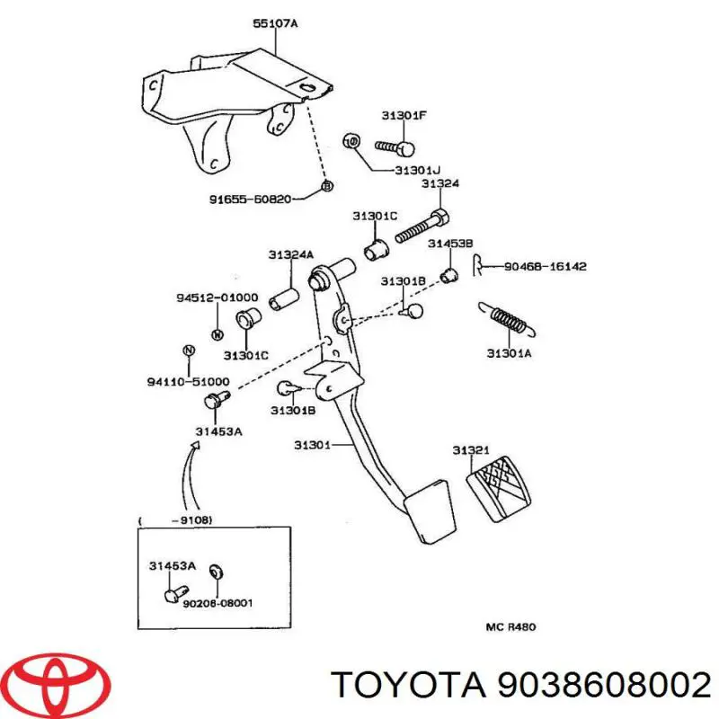  9038608002 Toyota