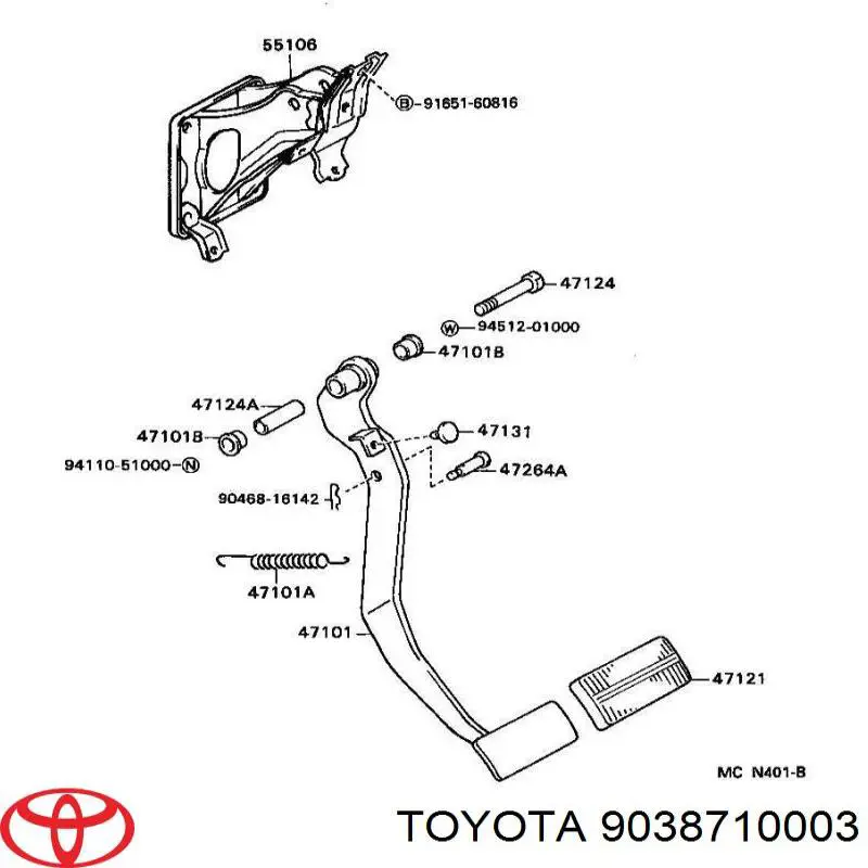  Toyota 9038710003 ціна, від 3.10 USD