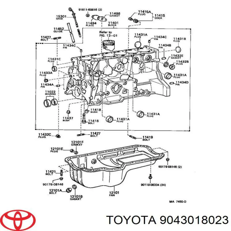  9043018023 Toyota