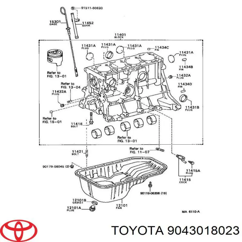 Прокладка пробки піддону двигуна Toyota 9043018023 ціна, від 0.99 USD