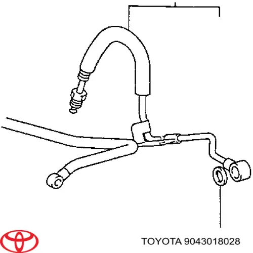 9043018028 Toyota Прокладка пробки піддону двигуна