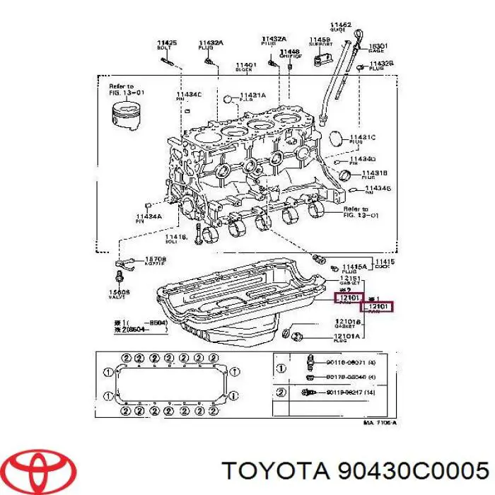  90430C0005 Toyota