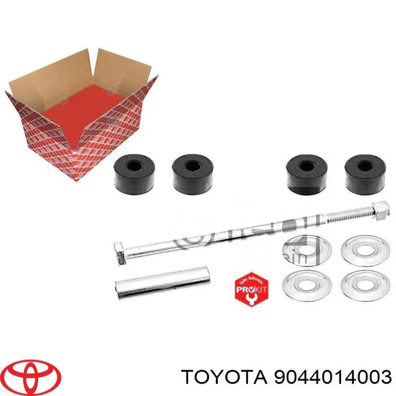 Втулка стійки заднього стабілізатора Toyota 9044014003 ціна, від 6.39 USD