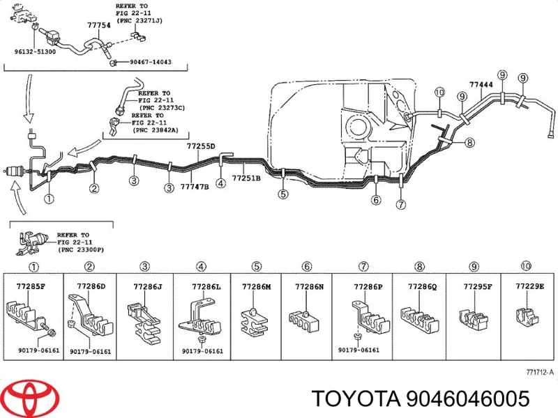 9046046005 Toyota 