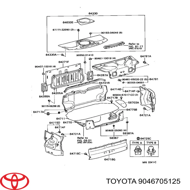  9046705125 Toyota