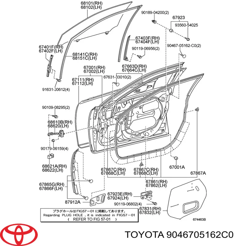 9046705162C0 Toyota 