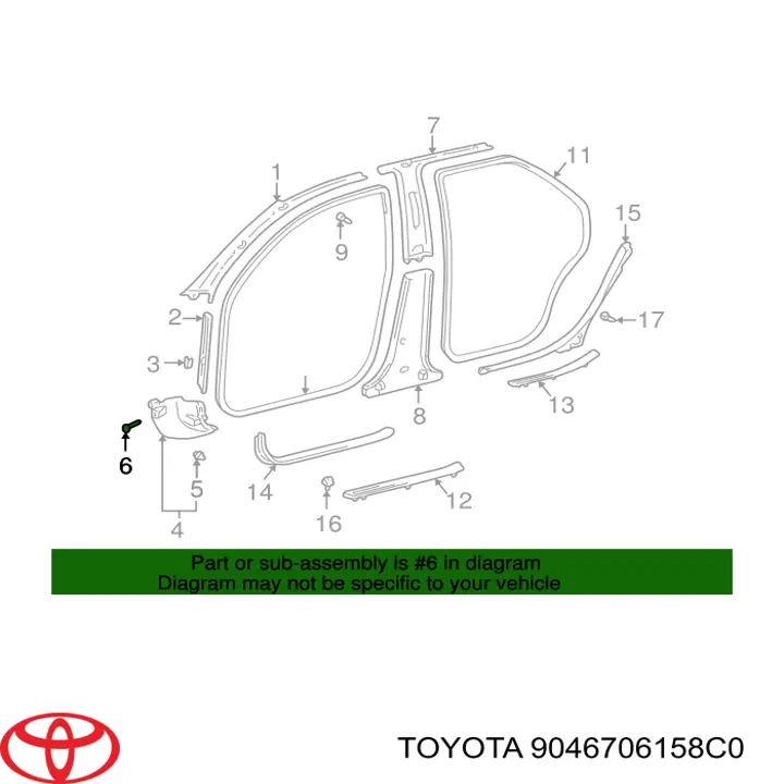 9046706158C0 Toyota 