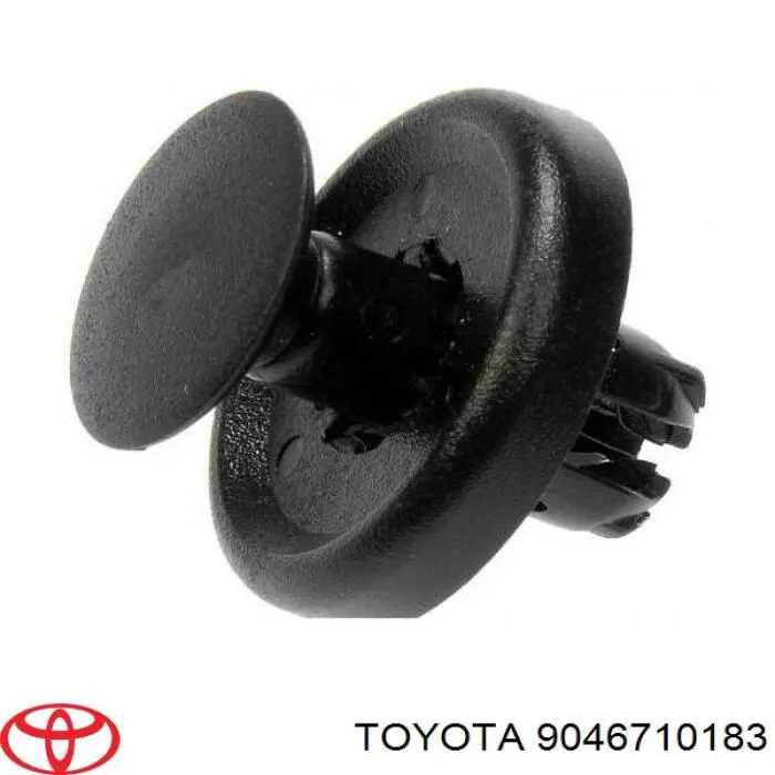 Пістон (кліп) кріплення підкрилки переднього крила Toyota 9046710183 ціна, від 0.76 USD