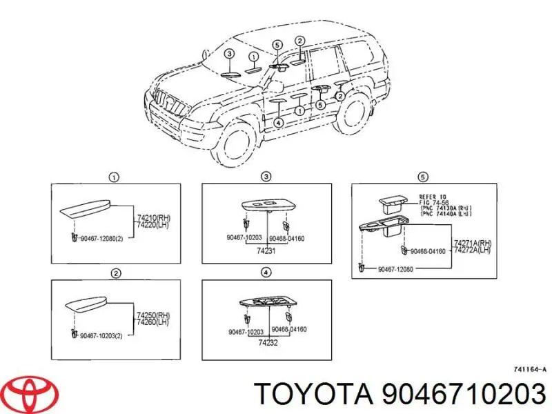  Toyota 9046710203 ціна, від 0.83 USD