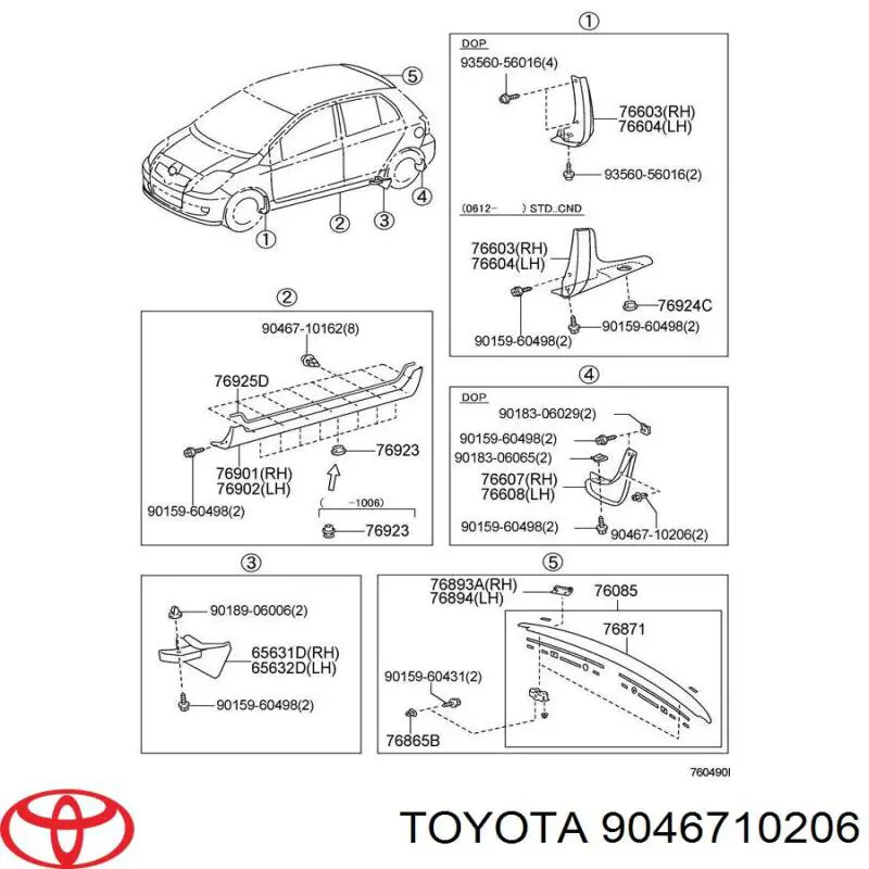 9046710206 Toyota 