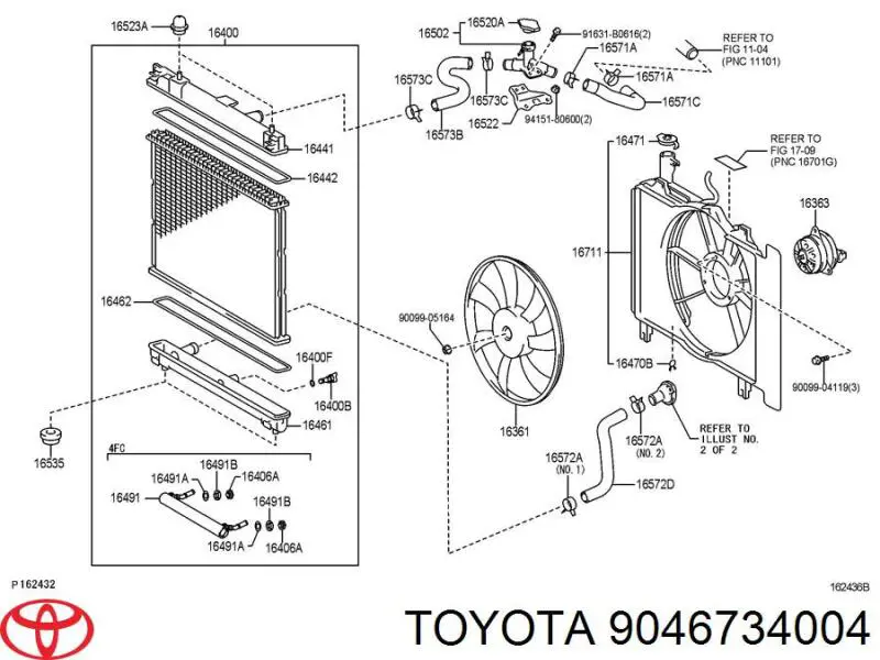 Хомут пружинний Toyota 9046734004 ціна, від 4.77 USD