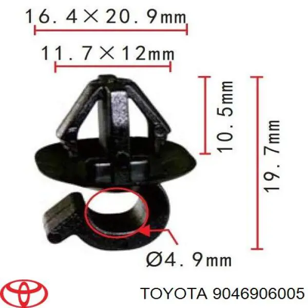 Toyota 9046906005 ціна, від 1.27 USD