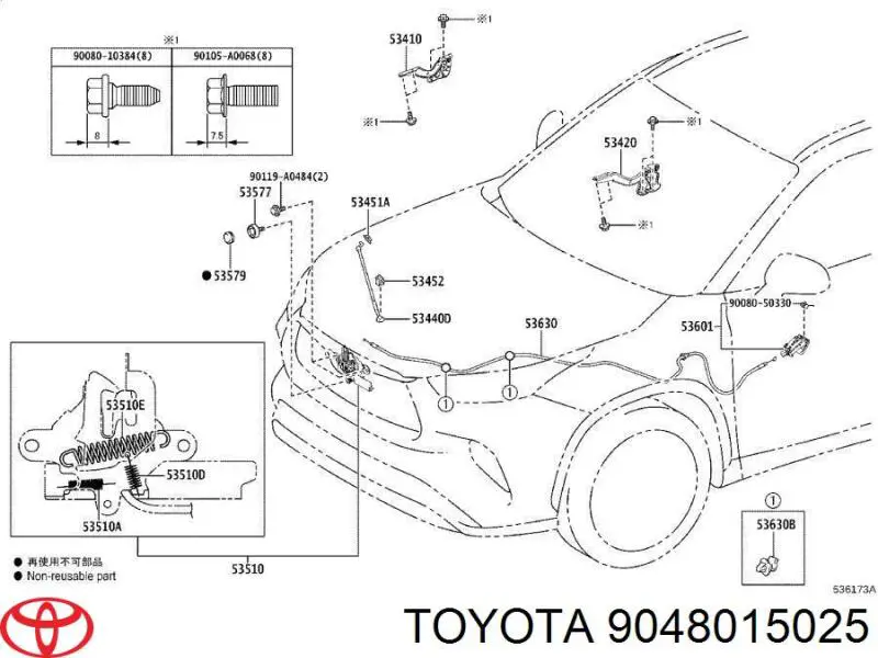 9048015025 Toyota 