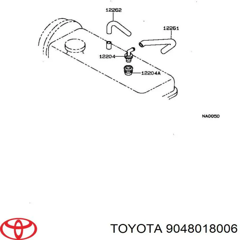 Подушка корпусу повітряного фільтра Toyota 9048018006 ціна, від 1.90 USD