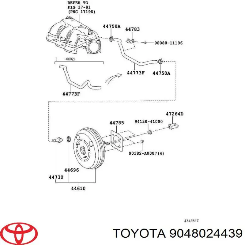 9048024439 Toyota 